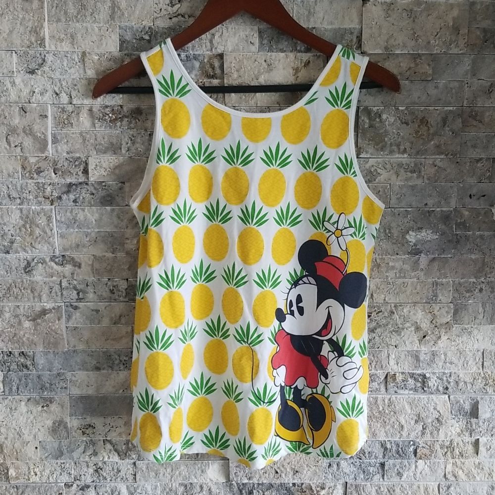 Disney Store Minnie Mouse Tank Top Graphic Tee